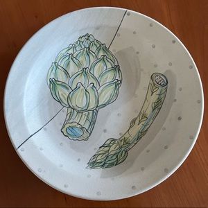 🎉HOST PICK! RARE ANGELA FINA POTTERY HANDMADE PLATE